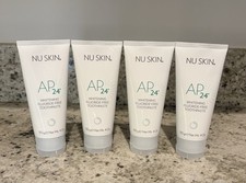 EXP 09/2028. 4 Four Nu Skin AP-24 Whitening Fluoride FREE Toothpastes
