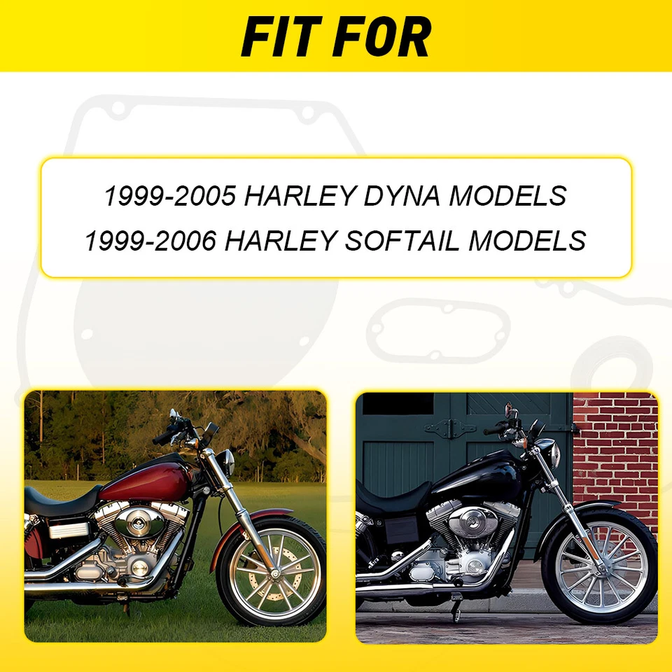 Kit de juntas primarias para Harley-Davidson Softail Dyna 1999-2005 2000 2001 2002 03 Foto 2 de 4