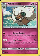 Whimsicott Rare - 148/236 - Cosmic Eclipse Pokemon 2019