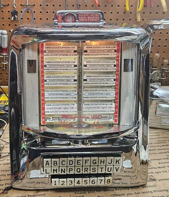 SEEBURG JUKEBOX WALLBOX 3WA-160 RESTORED & RECHROMED   STOCK #6021