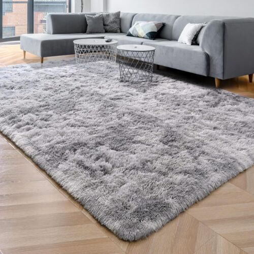 ISEAU Super Soft Rugs for Bedroom Shaggy Area Rug, 4x6 Feet Tie-Dye Shaggy Area  - Picture 1 of 26