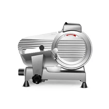 Meat Slicer Machine,10 inch Commercial Meat Slicer, 240W Frozen Meat Cheese D...