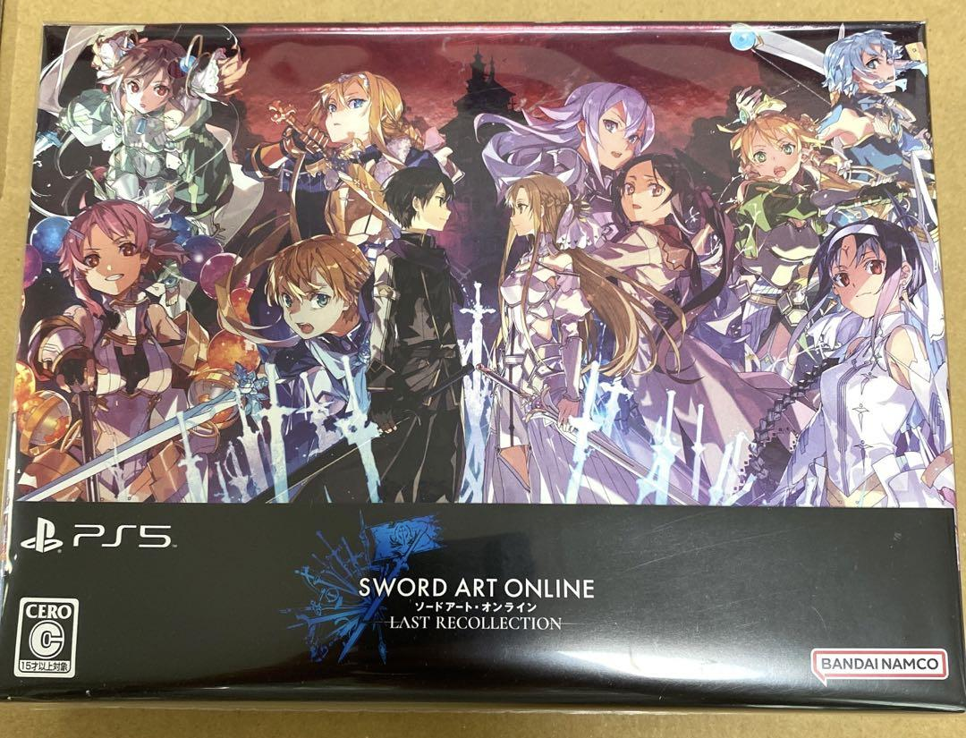 ソードアート・オンライン CDセット PS5 Sword Art Online Last Recollection Edition Game Soft JAPANESE