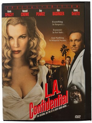 DVD L.A. Confidential 1997 Kim Basinger Russell Crowe Kevin Spacey VG