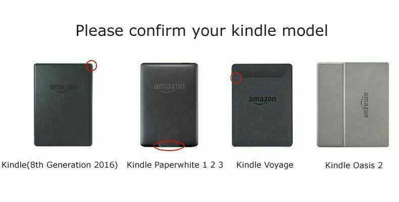 For Amazon Oasis 2 3 4 Paperwhite All New Case Cover Kindle 10th Gen Smart - Image 4 of 4