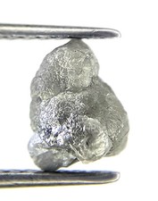 Opaque 1.46TCW Gray Color Natural Irregular Shape Antique Loose Rough Diamond