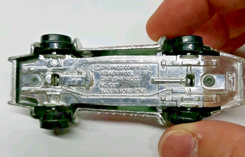 1980 Kenner Fast 111's NA217 No 1027 Silver Made in Hong Kong - FREE SHIPPING - Picture 7 of 8
