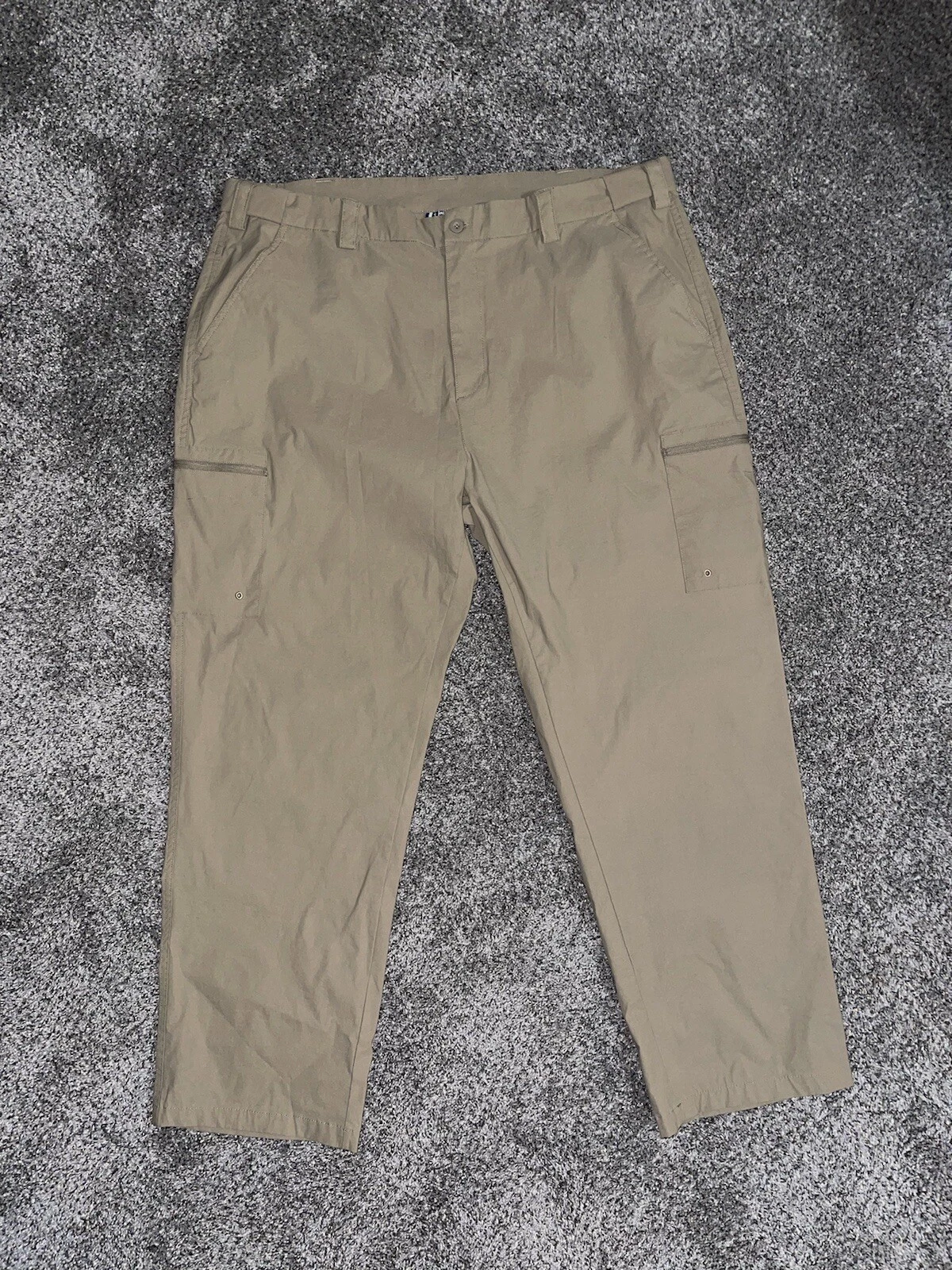 Gorpcore Men Pants Mountain Warehouse Cargo Zip Pockets Khaki Beige 42x30 Hiking
Opens in a new wind