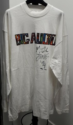 Big Audio Dynamite signed Mick Jones 1994 tour heavy weight tour shirt Size XL