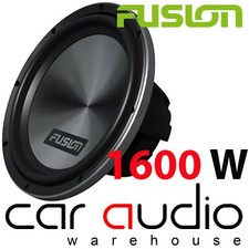 FUSION PF-SW120D2 Dual 2 Ohm 12" Inch 1600 Watt Car Sub Subwoofer Bass Woofer