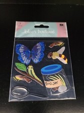 Jolee's BUTTERFLIES  BUGS  JARS Scrapbooking Stickers - 2009 VERY RARE 