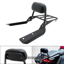 Black Sissy Bar Backrest & Luggage Rack For Honda CTX700ND CTX700 D/N 2014-2018