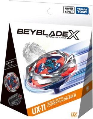 Beyblade X UX-11 Impact Drake 9-60LR Starter Set Japan NEW | eBay