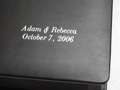 2 line engraving fee for photo album