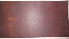 8.5"x16" DARK BROWN OIL TANNED UTILITY LEATHER COWHIDE avg 1.4mm thick 2007