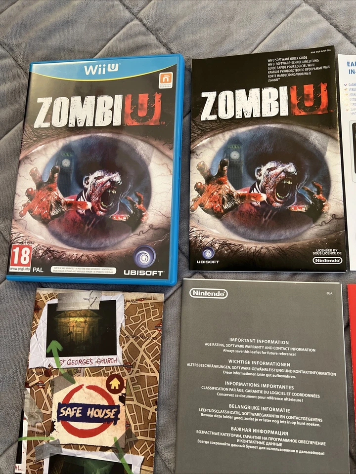 ANCIEN JEU ZOMBI U NINTENDO WII U - FR - ÉTAT NEUF ET ULTRA COMPLET - PAL Wiiu - Photo 2/4