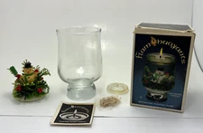 Vintage Flambuoyants Floating Flame Candle 1970s Snowman Candle Christmas Winter