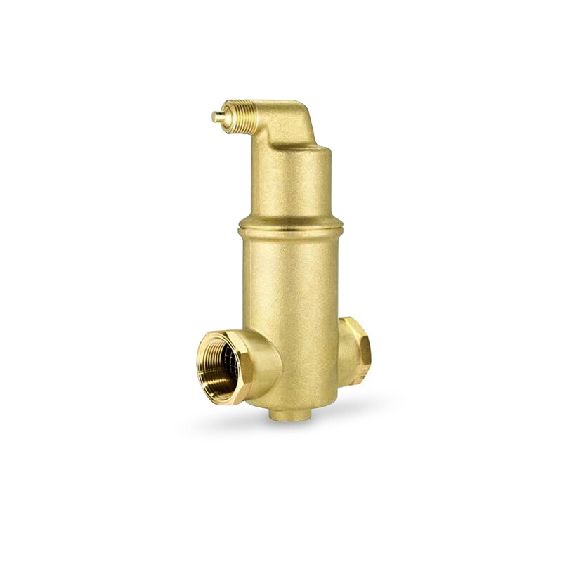 Spiral Air Eliminator FIP Valve for Radiant Hydronic Heating Applications