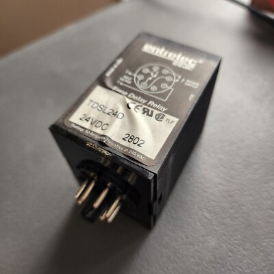SSAC TDSL24D Time Delay Relay Plug In 8 PIN Digi-Set 240VAC Rating 10A 24VDC ABB