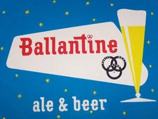 Vintage Ballantine Ale & Beer Ad Reproduction Metal Sign FREE SHIPPING 