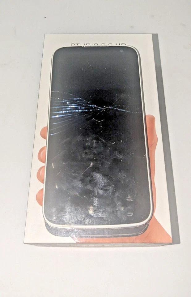 BLU Studio 6.0 HD, D650a White - Cracked, Turns On, But Does Not Boot Up + Box - Image 4 of 4