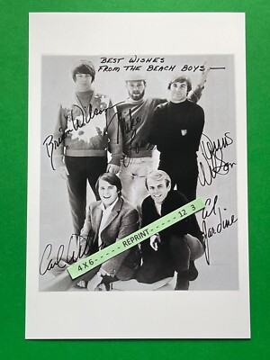 Found 4X6 PHOTO of The Beach Boys Music Group Brian Wilson