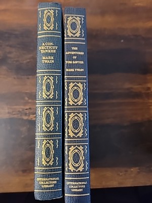 2 Mark Twain Books International Collectors Library See Description 