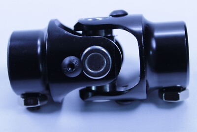 Black 13/16-36 Spline X 3/4'' DD steering universal u joint GM power box chevy