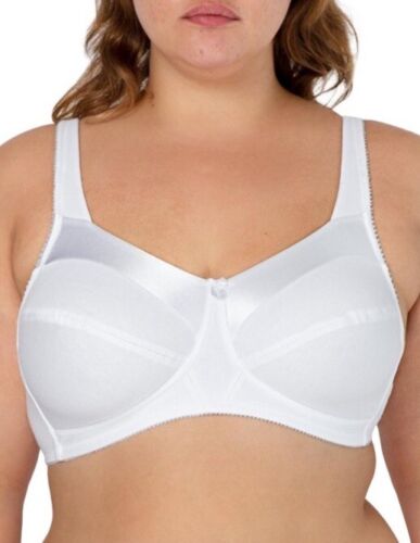 Fruit of the Loom Bra Women's Seamed Soft Cup Wirefree Cotton Bra NWT 36C White