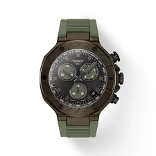 Tissot T-Race Quartz Chronograph 45 MM Dark Grey Dial Watch T141.417.37.061.02