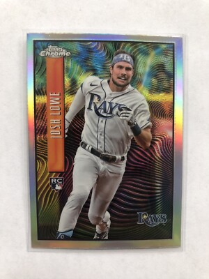 2022 Topps Chrome Sonic Josh Lowe Expose SP Insert Rookie RC Rays