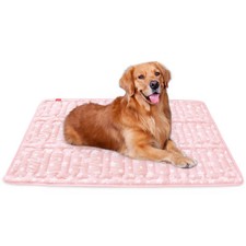 Dog Bed Mat with Cute Prints for Kennels Crates Beds Anti-Slip Bottom 42"X28"