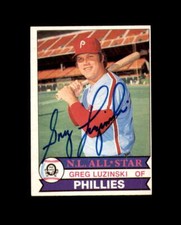 Greg Luzinski Signed Rare 1979 Topps O-Pee-Chee Philadelphia Phillies Autograph
