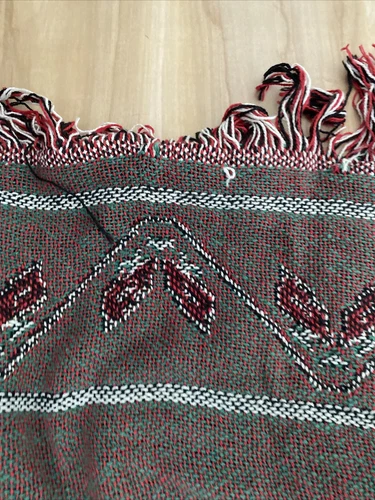 Disney Mickey Mouse Pluto Christmas Santa Woven Throw Blanket Tapestry 46x69”