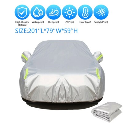 Car Cover Waterproof Outdoor UV Resistant For Mercedes-Benz E350 E500 E-Class