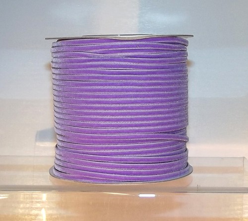 Velvet Ribbon Single Sided 3mm wide per 3m length 14 Colours - Picture 8 of 15