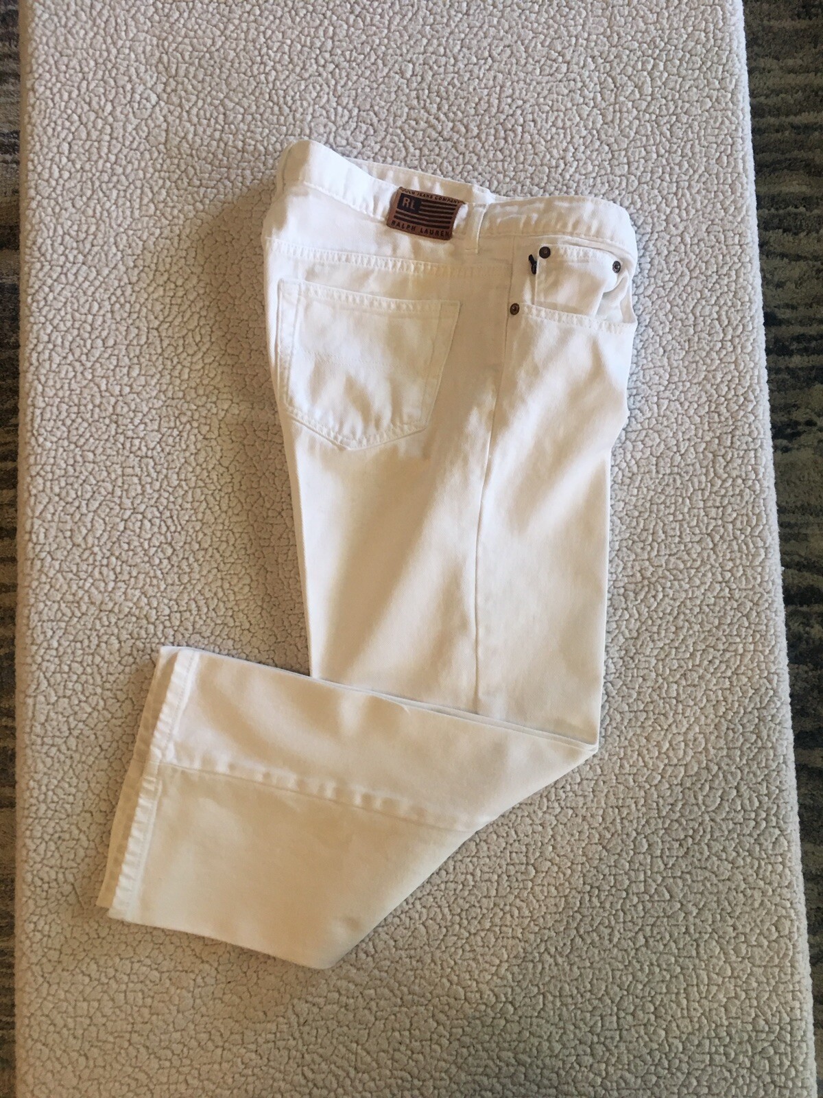 Women’s Polo Jeans Company Ralph Lauren Jeans Size 12, White, Cropped