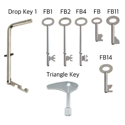 S4H FB Master Key Set 4 Utility Key Drop Key Fireman Master Key With 8keys
