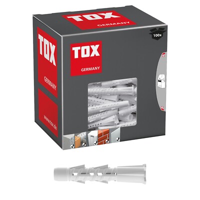TOX Tetrafix Allzweckdübel Rahmendübel Universaldübel mit umlegbarer Dübelkappe