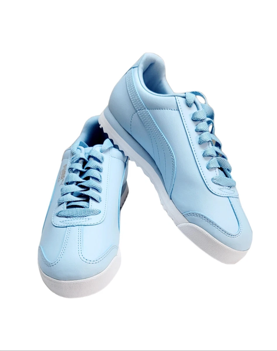 Puma Roma Basic sneakers For Mens Size 6.5 us Light Blue Sky and