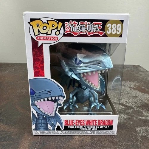 Funko Pop Animation YU-GI-OH! Blue Eyes White Dragon 389 w/ Imperfect Box