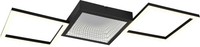 Reality Led-Deckenleuchte Gelo, R64471132, 24 W, 2500 Lm, 3000 K, Schwarz