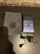 Sony MZ-R55 Walkman Portable Minidisc Player Digital Recorder Blue Tested Workin