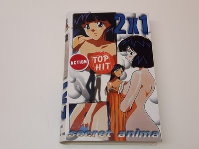 2x1 1999 Uncut VHS German PAL Trimax Video Hartbox Manga Anime Secret Anima