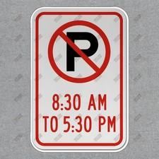 No Parking Sign Sticker Essential Safety Notice for Workplace and 131560