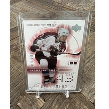 01/02 UD Challenge for the Cup Up and Comer Jaroslav Obsut Avalanche RC 777/1000