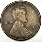 1920-S Lincoln Wheat Cent Penny ~ Fine Condition ~ 1c ~ US Coin - 1349