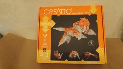 ''CREATTO'' Säbelzahntiger Saber Tooth Tiger Bastelset 3D-Puzzle Nachtlicht ~ NEU!