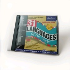 31 Languages of the World, Transparent Language, 2 CDs Windows Mac