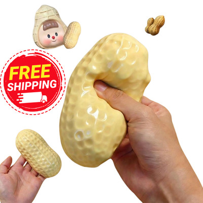 HOT Crunchy Stress Ball 1PCS Peanut Buttery Soft Fidget toy squeeze ball squish.